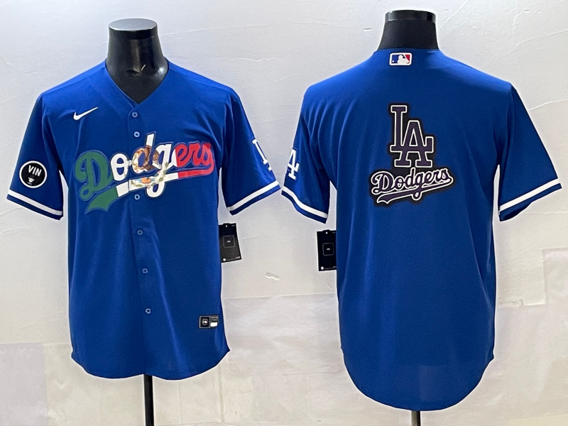 Men Los Angeles Dodgers blank blue Nike 2025 MLB All Star Jersey 0021->los angeles dodgers->MLB Jersey